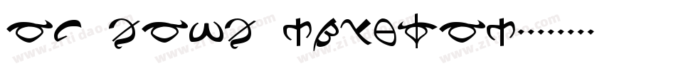 af sans regular亮体字体转换